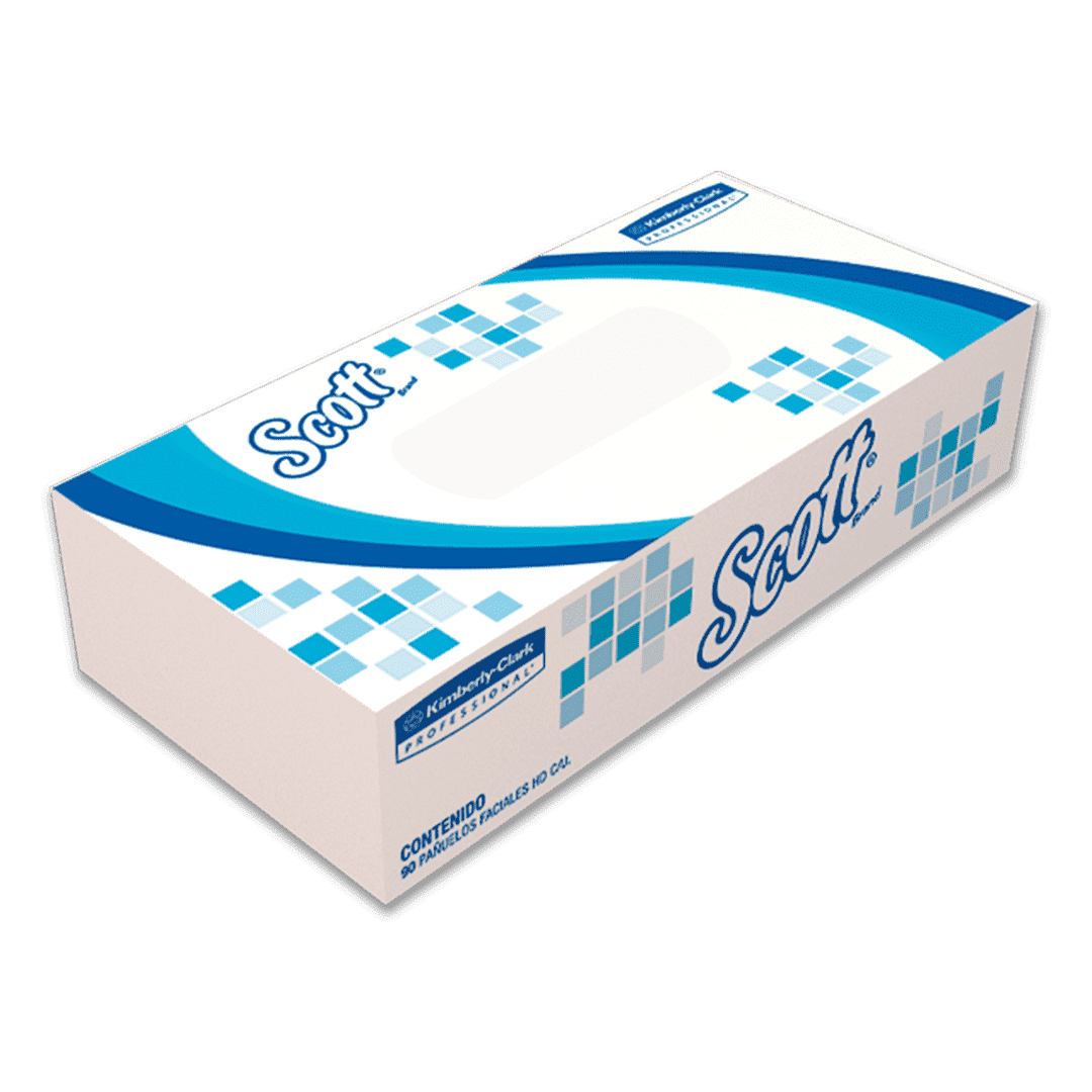 Pañuelo Facial Scott® 90 cajillas con 30 pañuelos